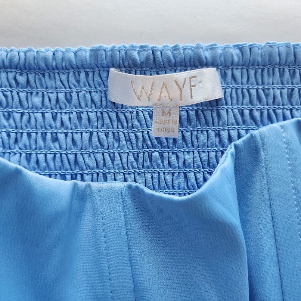 WAYF Corset Long Sleeve Baby Blue Size M - Picture 2 of 9